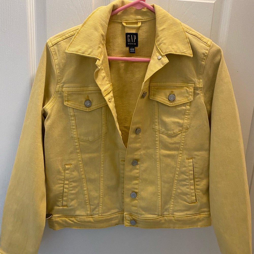 GAP Small Yellow denim jacket